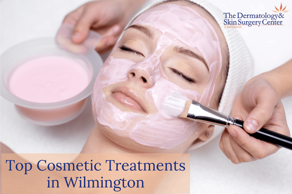 Woman Receiving A Rejuvenating Cosmetic Treatment In Wilmington, North Carolina.